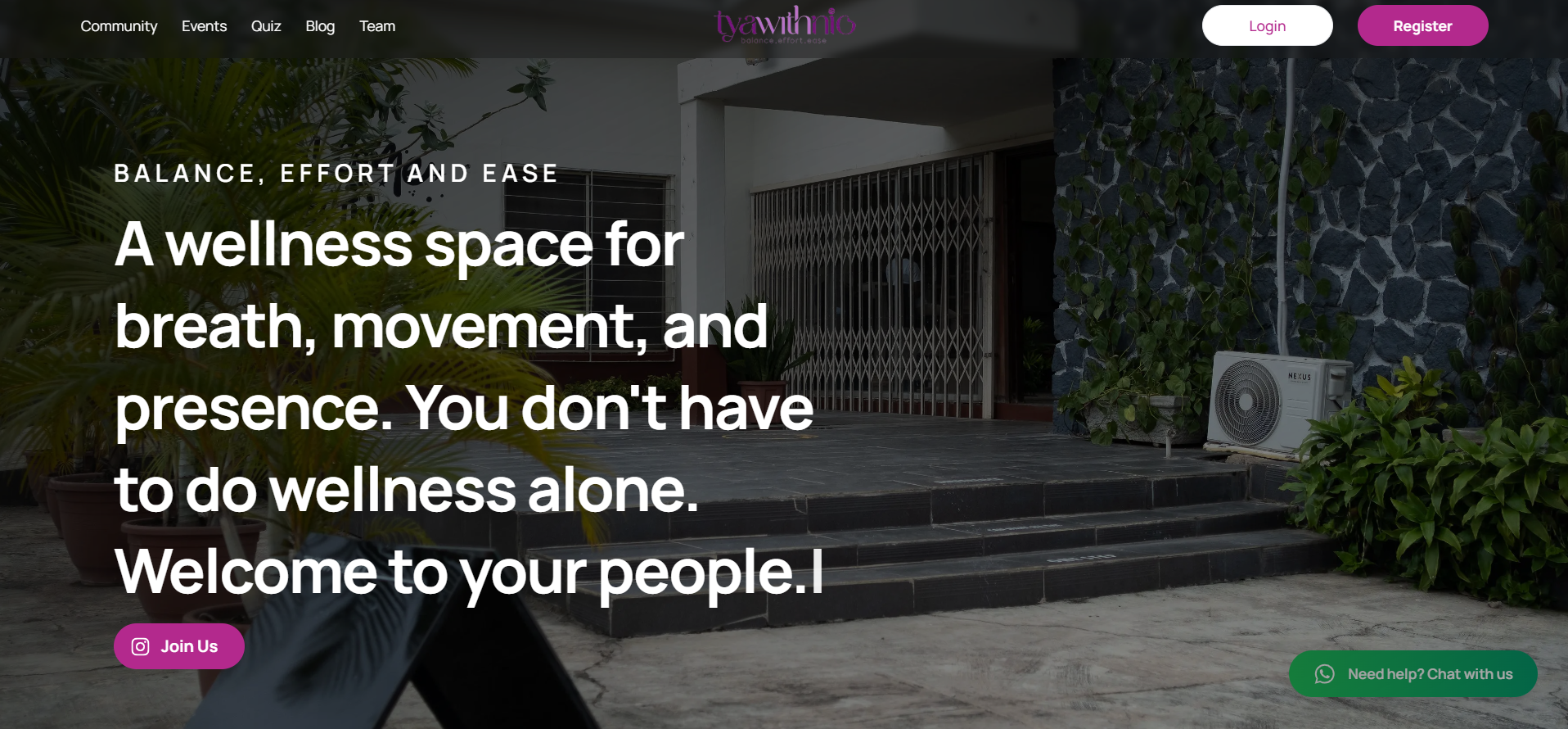 TyawithNio - Yoga Booking Platform